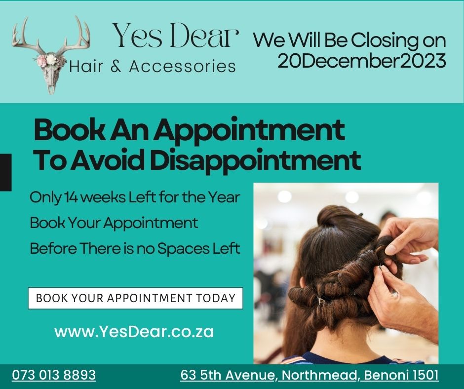 Yes Dear Hair and Accessories _ Book Before Its Too Late