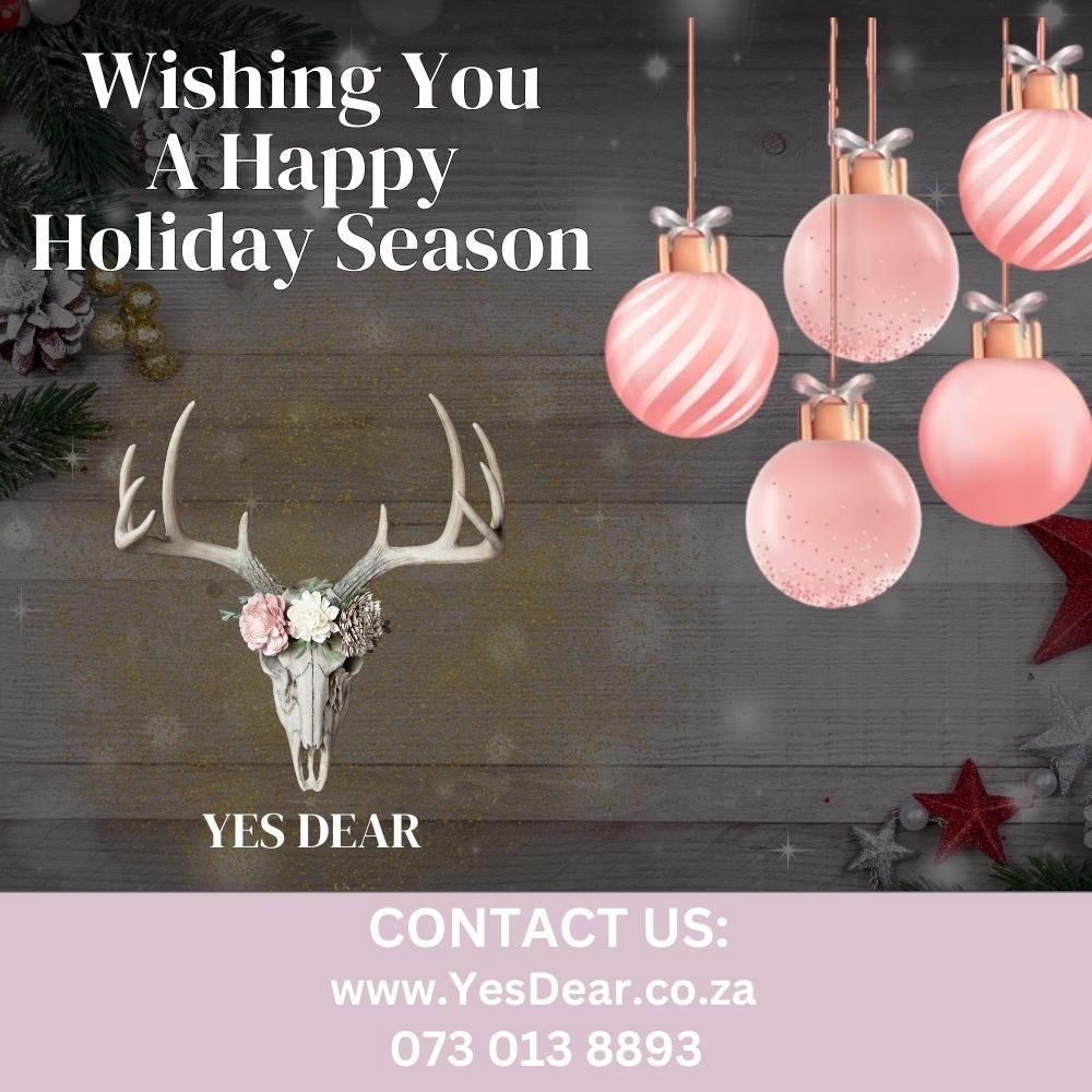 Wishing You A Happy Holiday Season - Yes Dear Hair and Accessories